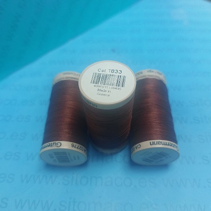 SET 3 BOBINAS GUTERMAN ACOLCHADO 200m MARRON OXIDO COD.: 1833